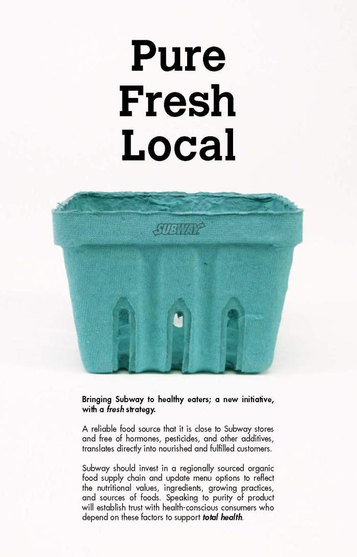 Framing a new initiative - Subway